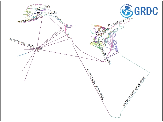 通航水道网络线